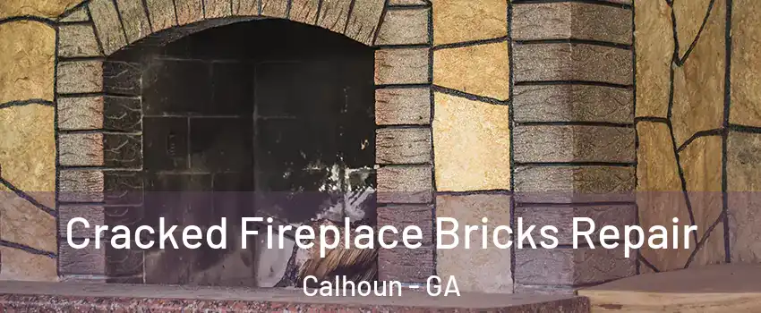  Cracked Fireplace Bricks Repair Calhoun - GA