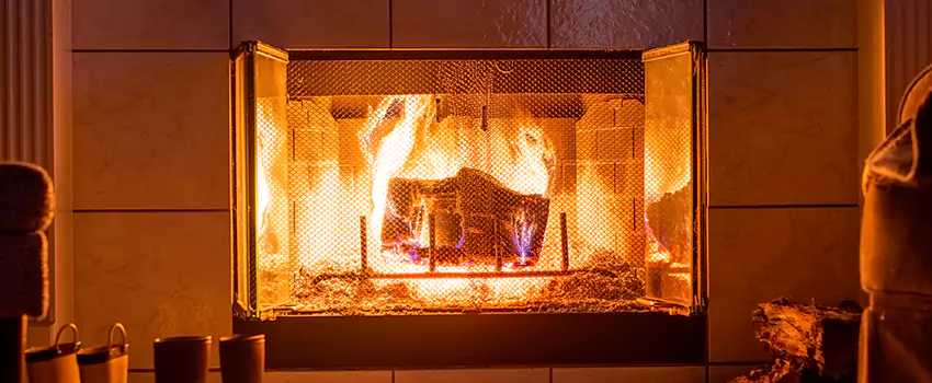 Mendota Hearth Landscape Fireplace Installation in Calhoun, Georgia