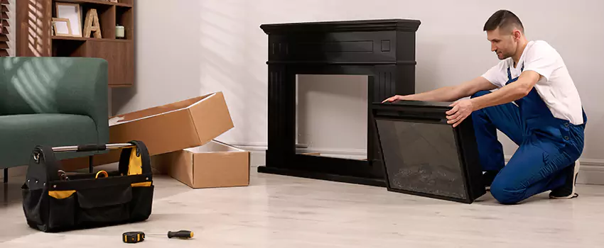 Old Rusted Metal Fireplace Repair And Replacement in Calhoun, GA