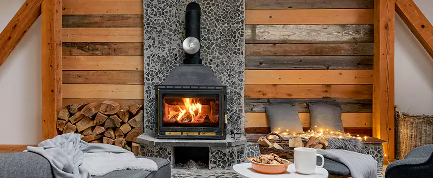 Thelin Hearth Products Direct Vent Gas Stove Fireplace Inspection in Calhoun, Georgia